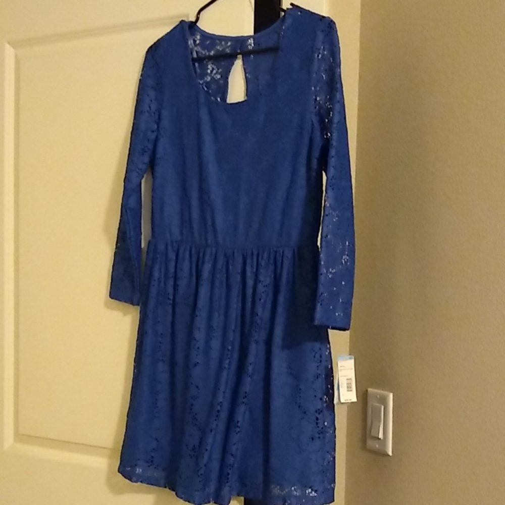 Blue Lace Dress